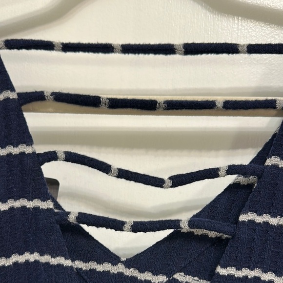 Chasor Navy and White Striped Sweater NWT‎ - Picture 4 of 5